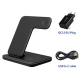 3 in 1 Wireless Charging Stand For Apple Watch 6 For iPhone 12 Pro 13 11 X XR Airpods Pro 15W Qi Fast Wireless Chargers Station