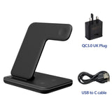 3 in 1 Wireless Charging Stand For Apple Watch 6 For iPhone 12 Pro 13 11 X XR Airpods Pro 15W Qi Fast Wireless Chargers Station