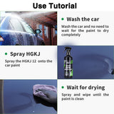 9H Ceramic Car Coating Paint Care Nano Hydrophobic Top Quick Coat Polish Polymer Detail Protection Liquid Wax Car Care HGKJ S6