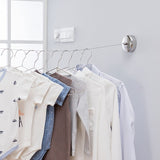 Outdoor Clothesline Folding Clothes Horse Extendable Laundry Hanger Retractable 304 Stainless Steel Drying Rack Rope Clothes