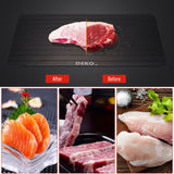 DEKO Magic Defrosting Tray for Food Fast Defrost Seafood Thawing Board Plate for Steak Meat Settlement Area New Kitchen Gadgets