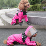 Pet Dog Raincoat The Dog Face Pet Clothes Jumpsuit Waterproof Dog Jacket Dogs Water Resistant Clothes for Dogs Pet Coat