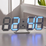 3D LED Wall Clock Modern Digital Alarm Clocks Home Decor Modern Table Desk Night Wall Watch For Home Living Room Decoration