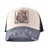Snapback Hip Hop Trucker Hats For Men Breathable Mesh Bones Summer Tiger Baseball Caps Women Patch Drake Casquette Gorras Hombre