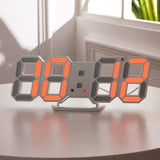 3D LED Wall Clock Modern Digital Alarm Clocks Home Decor Modern Table Desk Night Wall Watch For Home Living Room Decoration
