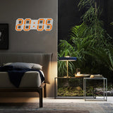 3D LED Wall Clock Modern Digital Alarm Clocks Home Decor Modern Table Desk Night Wall Watch For Home Living Room Decoration