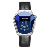 Luxury HOURSLY Brand Trend Cool Men's Wrist Watch Stainless Steel Technology Fashion Quartz Watch For Men 2022 Relogio Masculino