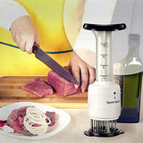 2 in 1 Meat Tenderizer & Marinade Injector Barbecue Seasoning Sauce Injectors Kitchen Tools Gadgets BBQ Cooking Accessories