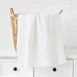 6 Layers Bamboo Cotton Baby Receiving Blanket Infant Kids Swaddle Wrap Blanket Sleeping Warm Quilt Bed Cover Muslin Baby Blanket