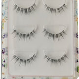 NEW Wholesale Mink Eyelashes 3pair lashes invisible band mink lashes reusable false eyelashes Makeup in Bulk
