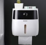 Toilet Paper Holder with Induction Light Bathroom Accessories Storag Rack Bathroom Shelf for Home Improvement Wall Shelf
