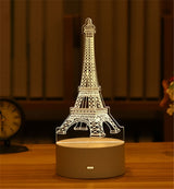 3D USB LED Night Lamp