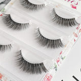 NEW Wholesale Mink Eyelashes 3pair lashes invisible band mink lashes reusable false eyelashes Makeup in Bulk