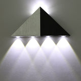 Modern Triangle 5W LED Wall Sconce Light Fixture Hallway Up Down Wall Lamp Home Theater Studio Restaurant Hotel Decor Lighting