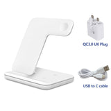 3 in 1 Wireless Charging Stand For Apple Watch 6 For iPhone 12 Pro 13 11 X XR Airpods Pro 15W Qi Fast Wireless Chargers Station