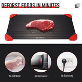 DEKO Magic Defrosting Tray for Food Fast Defrost Seafood Thawing Board Plate for Steak Meat Settlement Area New Kitchen Gadgets