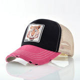 Snapback Hip Hop Trucker Hats For Men Breathable Mesh Bones Summer Tiger Baseball Caps Women Patch Drake Casquette Gorras Hombre