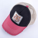 Snapback Hip Hop Trucker Hats For Men Breathable Mesh Bones Summer Tiger Baseball Caps Women Patch Drake Casquette Gorras Hombre