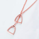 SMJEL Animal Horse Pendant Necklace Women Men Jewelry Cute Horse Shoe Hoof Necklaces Choker Collier Wholesale