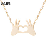 SMJEL Animal Horse Pendant Necklace Women Men Jewelry Cute Horse Shoe Hoof Necklaces Choker Collier Wholesale