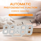 3D LED Wall Clock Modern Digital Alarm Clocks Home Decor Modern Table Desk Night Wall Watch For Home Living Room Decoration