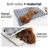 Pet Blanket Dog Bed Cat Mat Flannel Thickened Accessories Keep Warm In Winter Sleeping For Sofa Cushion Home Rug Supplies