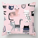 Pink Feather Pillowcase Decorative Sofa Cushion Case Bed Pillow Cover Home Decor Car Cushion Cover Cute Pillow Case 45*45cm