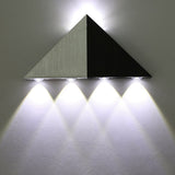 Modern Triangle 5W LED Wall Sconce Light Fixture Hallway Up Down Wall Lamp Home Theater Studio Restaurant Hotel Decor Lighting