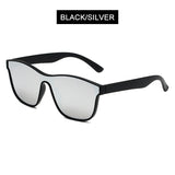 HOOBAN 2022 New Square Polarized Sunglasses Men Women Fashion Square Male Sun Glasses Brand Design One-piece Lens Eyewear UV400