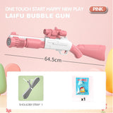 69/80 Holes Rocket Bubble Gun Machine Angel LED Kids Automatic Soap Bubbles Blower Maker Toys for Wedding Party Outdoor Games