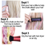 1pcs Hair Mascara Design Crayons Hair Color Chalk Temporary Hair Dye Pencil Mini Disposable Professional Hair Dye Accessories