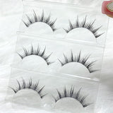 NEW Wholesale Mink Eyelashes 3pair lashes invisible band mink lashes reusable false eyelashes Makeup in Bulk