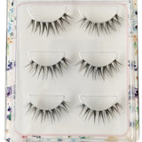 NEW Wholesale Mink Eyelashes 3pair lashes invisible band mink lashes reusable false eyelashes Makeup in Bulk