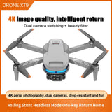 Drone 4K Profesional GPS 5KM Dual HD Quadcopter With Camera With 360 Obstacle Avoidance 5G WiFi VS XT9 Mini Drone RC Quadcopter