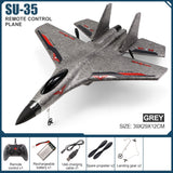 2.4G Glider RC Drone SU35 Fixed Wing Airplane Hand Throwing Foam Dron Electric Remote Control Outdoor RC Plane Toys for Boys F22