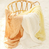 6 Layers Bamboo Cotton Baby Receiving Blanket Infant Kids Swaddle Wrap Blanket Sleeping Warm Quilt Bed Cover Muslin Baby Blanket