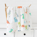 6 Layers Bamboo Cotton Baby Receiving Blanket Infant Kids Swaddle Wrap Blanket Sleeping Warm Quilt Bed Cover Muslin Baby Blanket