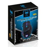 For ZELOTES F-14 2.4GHz Wireless Gaming Mouse 2400DPI 7 Buttons USB LED Optical Computer Mouse For PC Desktop Laptop Gamer F-22