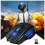 For ZELOTES F-14 2.4GHz Wireless Gaming Mouse 2400DPI 7 Buttons USB LED Optical Computer Mouse For PC Desktop Laptop Gamer F-22
