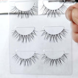 NEW Wholesale Mink Eyelashes 3pair lashes invisible band mink lashes reusable false eyelashes Makeup in Bulk