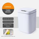 16L Smart Induction Trash Can Automatic Intelligent Sensor Dustbin Electric Touch Trash Bin for Kitchen Bathroom Bedroom Garbage