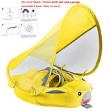 Mambobaby Baby Float Lying Swimming Rings Infant Waist Swim Ring Toddler Swim Trainer Non-inflatable Buoy Pool Accessories Toys