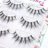 NEW Wholesale Mink Eyelashes 3pair lashes invisible band mink lashes reusable false eyelashes Makeup in Bulk