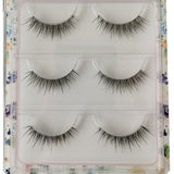 NEW Wholesale Mink Eyelashes 3pair lashes invisible band mink lashes reusable false eyelashes Makeup in Bulk