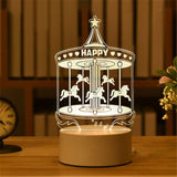 3D USB LED Night Lamp