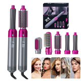 5 In 1 Hair Straightener Brush