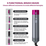 5 In 1 Hair Straightener Brush